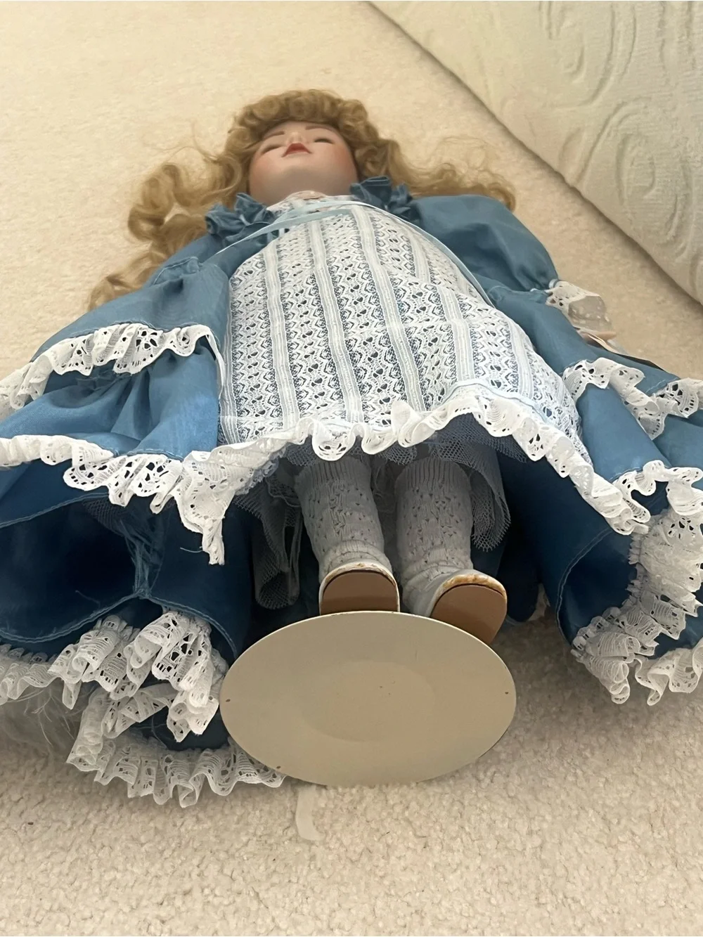 Vintage Collectible Porcelain Doll Madeline Dynasty Doll Collection Tag Attached